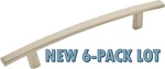 6-PACK Lot Amerock Cypress 5" Satin Nickel Arch Cabinet Pull Handle BP9362G10. Fixed Price $21.45.
