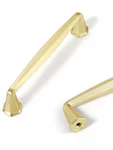 Jiasenbao 10 Pack Gold Cabinet Pulls 3.75" Hole Center Brushed Brass Drawer. Fixed Price $74.47.