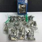 Brainerd 19 New 35MM European 110 Degree Nickle Plated Full Overlay Hinge. Fixed Price $24.98.