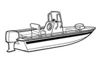 7.6OZ Boat Cover Century 2102 Inshore 2007-2009. Fixed Price $719.38.