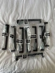 (9) New Gliderite 21683-192-MB-1 Matte Black Solid Square Cabinet Bar Pull. Fixed Price $40.00.