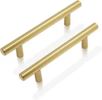 24PK Probrico Brushed Brass Kitchen Cabinet Bar Door Knob Handle 3-3/4" Center. Fixed Price $59.95.