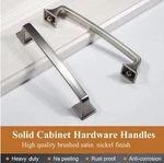 Vehcil 5 Inch Cabinet Pulls-brushed Nickel Kitchen Handles (8 Pack). Fixed Price $25.00.