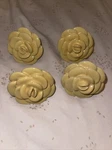 Pottery Barn Kids Ceramic Yellow Flower Drawer Pulls. Fixed Price $30.00.