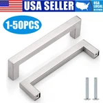 Brushed Nickel Modern Kitchen Cabinet Handles Bar Pulls Drawer Stainless Steel. Fixed Price $53.85.