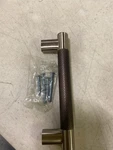 Amerock BP36558G10ORB Esquire 5-1/16" Satin Nickel/bronze Cabinet Pull. Fixed Price $10.68.