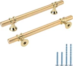 Cabinet Handles Drawer Pulls Knobs, 10PACK Gold 5INCH Hole Center, Kitchen. Fixed Price $51.95.