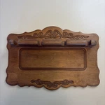 Vintage Decorative Bell Large Spoon Wall Mount Display Unit Shelf Wooden. Fixed Price $40.79.