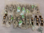 Nos Vtg LOT/16 Amerock Bronze Cabinet Drawer Pulls BP-235-AB Usa Made 3" Centers. Fixed Price $29.00.