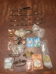 Eclectic Lot Of 30+ Vintage Amerock Furniture Drawer Pulls See Details For List. Fixed Price $10.00.