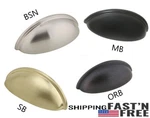 3" Cup Drawer Handles Pulls Cabinet Hardware 6P/10P/25P. Fixed Price $35.99.