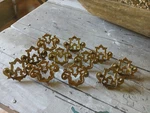 (11) Vintage Brass Keeler Chippendale Bail Drawer Pulls Hardware. Fixed Price $29.00.