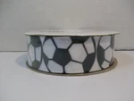 Michaels Stores Basic Grosgrain Soccer Ball Ribbon New Black And White. Fixed Price $5.59.