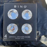 Bino 4 Piece Crystal Drawer Knobs Round Handle Cabinet New. Fixed Price $19.99.