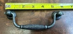 Qty Hafele Pewter Weathered Iron Cabinet Pull Handle 5-3/4" Long Very Nice. Fixed Price $19.95.