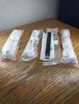Lot Of 4 Richelieu Contemporary Metal Pulls 7-9/16" Center. Fixed Price $39.98.