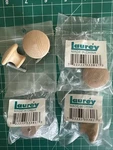 Nos 5-LOT Laurey White Birch Natural Wood Round 1-1/4 In. Cabinet Knob 33301. Fixed Price $17.99.