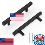 Probrico Cabinet Handles Pack Of 15 Black 4IN Square Bar Drawer Pulls Kitchen. Fixed Price $42.49.