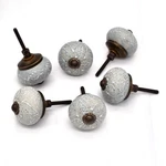 Gray Color Round Knobs For Furniture Home Decor, Beautiful Fose House. Fixed Price $5.07.