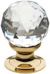 Baldwin Crystal 1-3/16 Inch Round Cabinet Knob Model 4318-030 Polished Brass. Fixed Price $19.99.