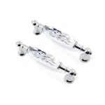 Crystal Drawer Handles 5'' Hole To Clear Glass Cabinet Knobs Pulls.... Fixed Price $28.77.