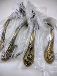 Amerock Brass Cabinet Drawer Pulls Handles BP1351-077 Set (4) New 3" Centers. Fixed Price $9.95.
