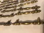 8 Amerock 155 Patina 3" Drawer Handle Cabinet Pulls Brass Bar English Colonnade. Fixed Price $16.49.