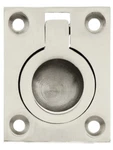 Idh By St. Simons Solid Brass Flush Ring Pull (1 3/4" X 1/2"), Polished Nickel. Fixed Price $7.25.