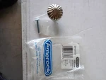 Amerock Natural Elegance Sterling Nickel 1-7/32" Round Cabinet Knob BP1337-G9. Fixed Price $23.00.