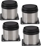 Vovov Furniture Cabinet Metal Legs Adjustable Stainless Steel Kitchen Feet Round. Fixed Price $13.50.