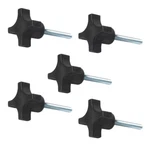 Powertec 4-POINT Stud Knob, 1/4"-20, 2" Long, 5 Pk, QNB3011. Fixed Price $13.01.