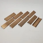Set Of 9 Top Knobs 6" Aluminum Roll Edge Drawer/cabinet Pulls Brushed Bronze. Fixed Price $69.99.