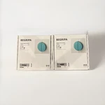 Lot Of Ikea Begripa Handle, Turquoise/half-round 5 " Brand New (2-PACK). Fixed Price $17.99.