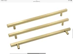 Pack Modern Square Drawer Pulls Gold Cabinet Handles - LS1212GD256 Kitchen.... Fixed Price $35.00.