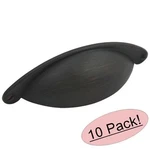 *10 Pack* Cosmas Cabinet Hardware Oil Rubbed Bronze Cup Pulls #4198ORB. Fixed Price $24.08.