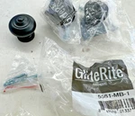 Lot 4 Drawer Cabinet Pulls Knobs Gliderite Black Mushroom 5561-MB-1 1/2" Width. Fixed Price $19.99.
