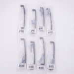8PK Jeffrey Alexander 6 1/4" C-c Plain Square Cabinet Pulls Brushed Pewter. Fixed Price $74.99.