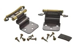 Lot Of 5 Pair Amerock BPR7928AE 3/8" Inset Self-closing Face Mount Hinges. Fixed Price $16.97.