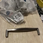 17 X Hickory Hardware Diner 5" (128MM) Ctr Arch Pull Satin Nickel P3300-SN New. Fixed Price $86.38.