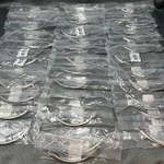 40PC Elements Capri Satin Nickel Cabinet Pulls 96MM Curved Handles 4690SN New. Fixed Price $120.00.