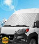 Vanncamp Windshield Cover Ram Promaster White. Fixed Price $64.99.
