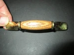 Belwith Brass Oak Wood Center 3"CC Cabinet Handle Pull P8130 Nos B11. Fixed Price $5.00.