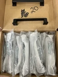 Amerdeco 40 Pack Matte Black Metal Modern Cabinet Handle Pulls 5IN 4IN Ctc. Fixed Price $33.00.