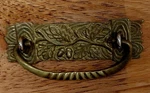 Antique Eastlake Drawer Pull 3" Bore Solid Brass Oak Acorn Design Gold Usa. Fixed Price $29.99.