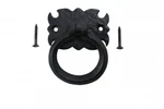 Renovators Supply Cabinet Handles 3 Black Wrought Iron Ring Drawer Pulls. Fixed Price $15.99.