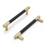 10 Pack Cabinet Handles Gold Black 3/4 Inch Brass Drawer Pulls Round Ca.... Fixed Price $37.43.