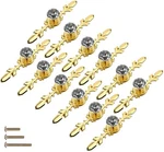 Esreake 12 Pack Gold Large Diamond Clear Crystal Glass Knobs Modern Decor. Fixed Price $64.06.