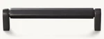 New Restoration Hardware Lambeth Smooth Hex Knurled 8" Pull Black Blk. Fixed Price $29.99.