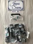 Plastic Black Cabinet Door Pulls 34815 Laurey NCH60. Fixed Price $15.00.
