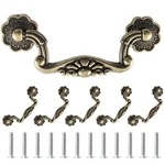 6 Pcs 3.75 Inch Vintage Drop Bail Drawer Pulls Handle Antique.... Fixed Price $23.60.